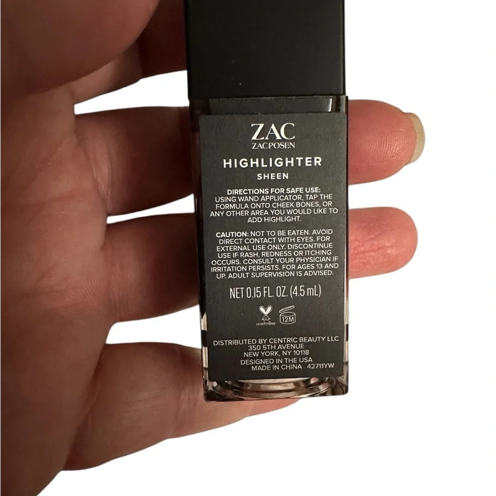 NWT Zac by Zac Posen Highlighter in SHEEN with Applicator 0.15oz